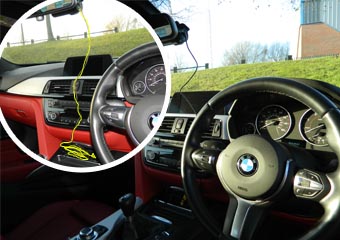 Non-Hard wired dash camera